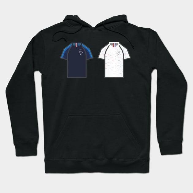 France World Cup Retro Games Console Pixel Jerseys 2018 Hoodie by Culture-Factory